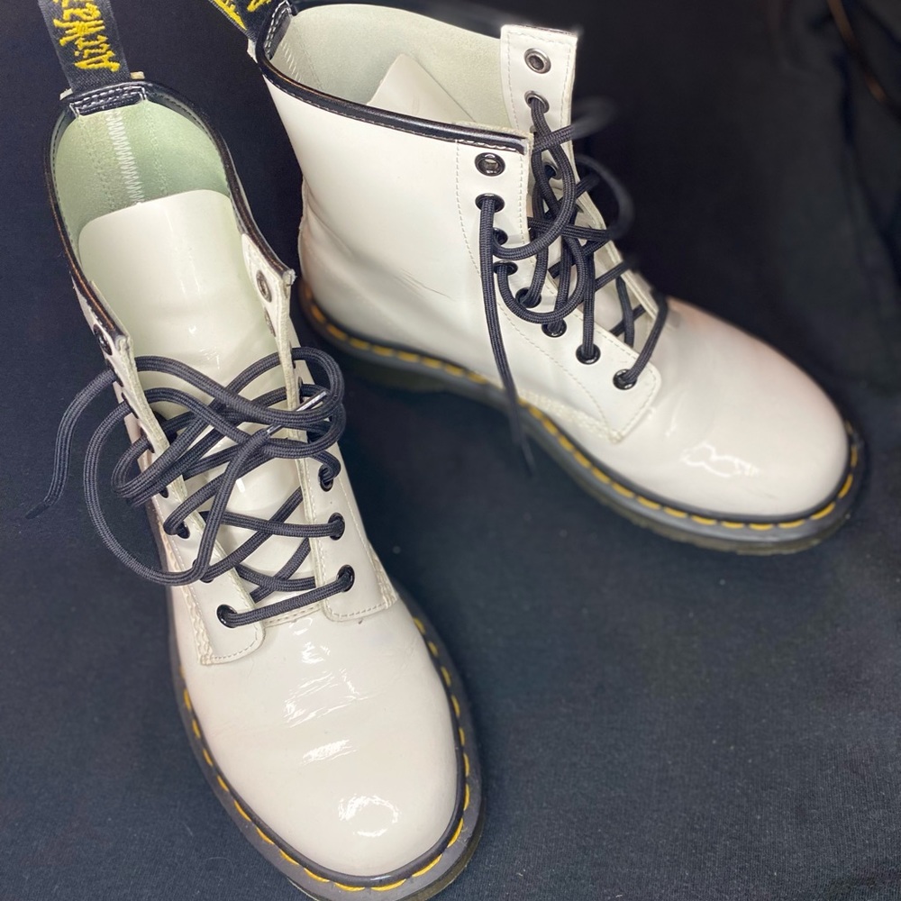 White Doc martens